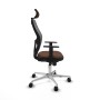 Office Chair with Headrest Piqueras y Crespo 1D086N2 Grey Dark brown