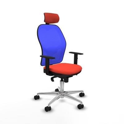 Office Chair with Headrest Piqueras y Crespo 1D086N2 Dark Orange