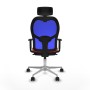 Office Chair with Headrest Piqueras y Crespo 1D086N2 Dark Orange