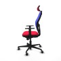 Office Chair with Headrest Piqueras y Crespo 1D036G2 Red