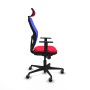 Office Chair with Headrest Piqueras y Crespo 1D036G2 Red