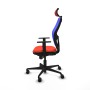 Office Chair with Headrest Piqueras y Crespo 1D036N2 Dark Orange