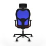 Office Chair with Headrest Piqueras y Crespo 1D036N2 Dark Orange