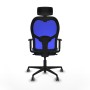 Office Chair with Headrest Piqueras y Crespo 1D036G2 Navy Blue