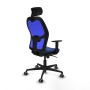 Office Chair with Headrest Piqueras y Crespo 1D036G2 Navy Blue