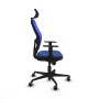 Chaise de Bureau avec Appui-tête Piqueras y Crespo 1D036G2 Blue marine