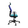 Office Chair with Headrest Piqueras y Crespo 1D036G2 Turquoise