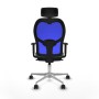 Office Chair with Headrest Piqueras y Crespo 1D086N2 Emerald Green