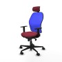 Office Chair with Headrest Piqueras y Crespo 1D036N2 Maroon