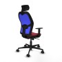 Office Chair with Headrest Piqueras y Crespo 1D036N2 Maroon