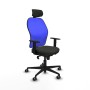 Office Chair with Headrest Piqueras y Crespo 1D036G2 Black