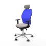 Office Chair with Headrest Piqueras y Crespo 1D086G2 White