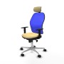 Office Chair with Headrest Piqueras y Crespo 1D086N2 Cream