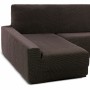 Left long arm chaise longue cover Sofaskins NIAGARA Brown (Refurbished A)