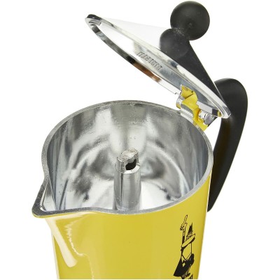Cafetière Italienne Bialetti Rainbow Jaune Aluminium 300 ml