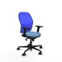 Chaise de Bureau Piqueras y Crespo 2D036N0 Bleu ciel