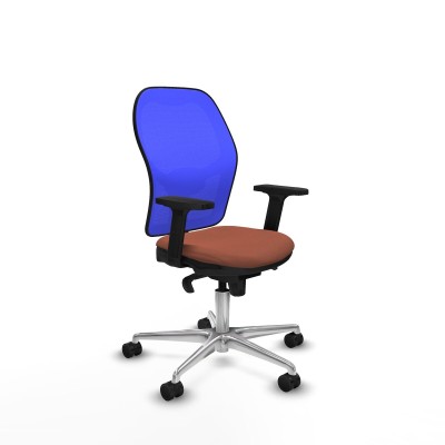 Office Chair Piqueras y Crespo 2D086N0 Blue Brown
