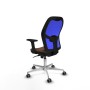 Office Chair Piqueras y Crespo 2D086G0 Blue Dark brown