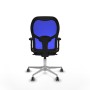 Office Chair Piqueras y Crespo 2D086G0 Blue Dark brown