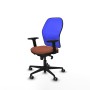 Office Chair Piqueras y Crespo 2D036G0 Blue Brown