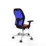 Office Chair Piqueras y Crespo 3D086G0 Blue Brown