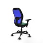 Chaise de Bureau Piqueras y Crespo 3D036N0 Vert émeraude