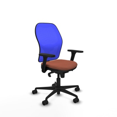 Office Chair Piqueras y Crespo 3D036N0 Blue Brown