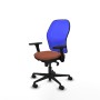Office Chair Piqueras y Crespo 3D036N0 Blue Brown