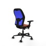 Office Chair Piqueras y Crespo 3D036N0 Blue Brown
