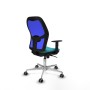 Chaise de Bureau Piqueras y Crespo 1D086G0 Turquoise