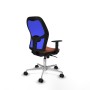 Office Chair Piqueras y Crespo 1D086N0 Blue Brown