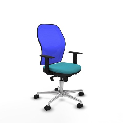 Chaise de Bureau Piqueras y Crespo 1D086N0 Turquoise