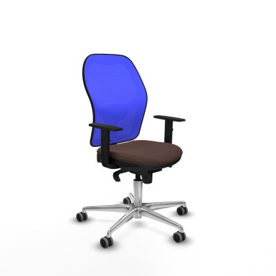 Office Chair Piqueras y Crespo 1D086G0 Blue Dark brown
