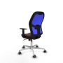 Office Chair Piqueras y Crespo 1D086G0 Blue Dark brown