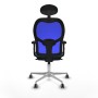 Office Chair Piqueras y Crespo 2D086G1 Blue Petroleum green