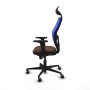 Chaise de Bureau Piqueras y Crespo 2D036G1 Bleu Brun foncé