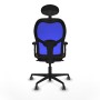 Chaise de Bureau Piqueras y Crespo 2D036G1 Bleu Brun foncé