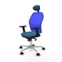 Chaise de Bureau Piqueras y Crespo 2D086N1 Bleu Vert pétrole