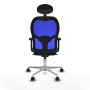 Chaise de Bureau Piqueras y Crespo 2D086N1 Bleu Vert pétrole