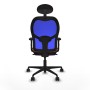 Office Chair Piqueras y Crespo 2D036N1 Blue Brown