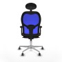 Office Chair Piqueras y Crespo 2D086G1 Blue Dark brown