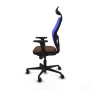 Chaise de Bureau Piqueras y Crespo 2D036N1 Bleu Brun foncé