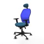 Office Chair Piqueras y Crespo 2D036G1 Blue Petroleum green