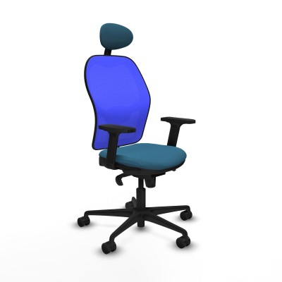 Chaise de Bureau Piqueras y Crespo 2D036N1 Bleu Vert pétrole