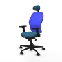 Chaise de Bureau Piqueras y Crespo 2D036N1 Bleu Vert pétrole