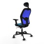 Chaise de Bureau Piqueras y Crespo 2D036N1 Bleu Vert pétrole