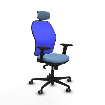 Chaise de Bureau Piqueras y Crespo 2D036G2 Bleu ciel