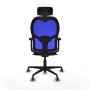 Chaise de Bureau Piqueras y Crespo 2D036G2 Bleu ciel