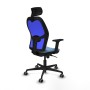 Chaise de Bureau Piqueras y Crespo 2D036G2 Bleu ciel