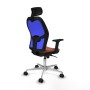 Office Chair Piqueras y Crespo 2D086N2 Blue Brown